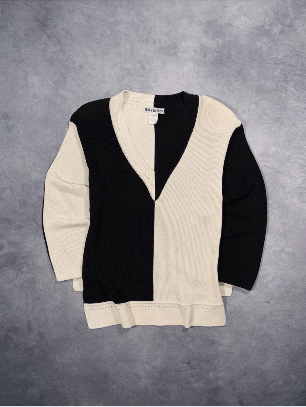 RARE ISSEY MIYAKE Japanese Early 90s Archive Avantgarde Asymmetric Sweater